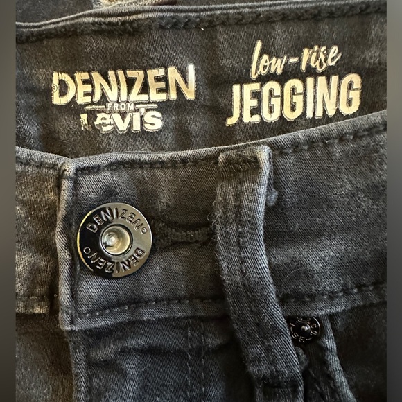 Denizen by Levi’s girls black low rise jegging size 3 (26) - Picture 2 of 5